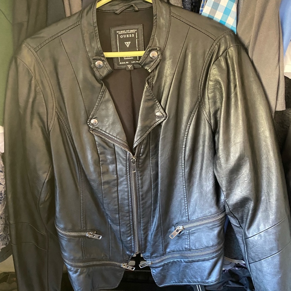 (Just shy of) brand new (almost) leather jacket!